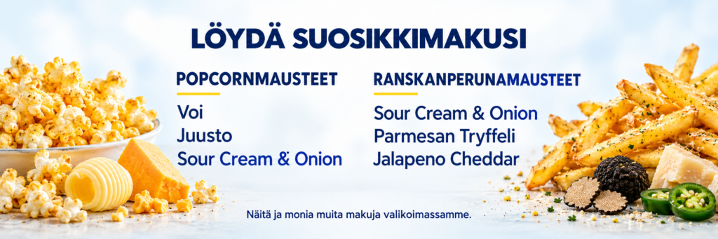 Aarian makumaailma_ popcorn ja ranskalaiset